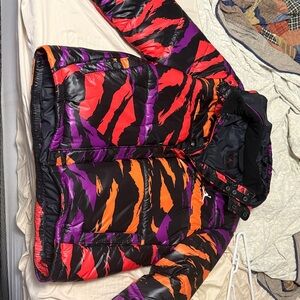 Jordan Multicolor Tiger Stripe Puffer Jacket
